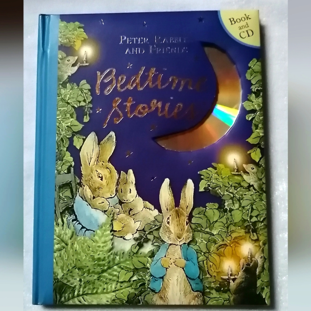 Peter Rabbit and Friends Bedtime Stories / Beatrix Potter Hardcover Book with CD